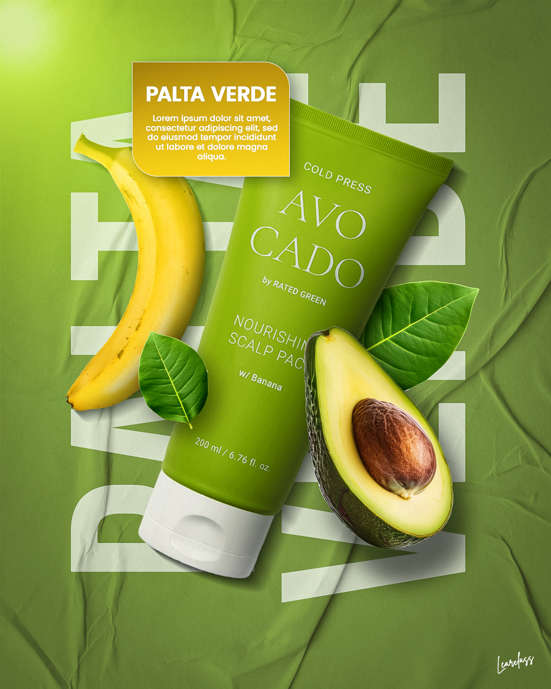 480. Flyer para crema de manos